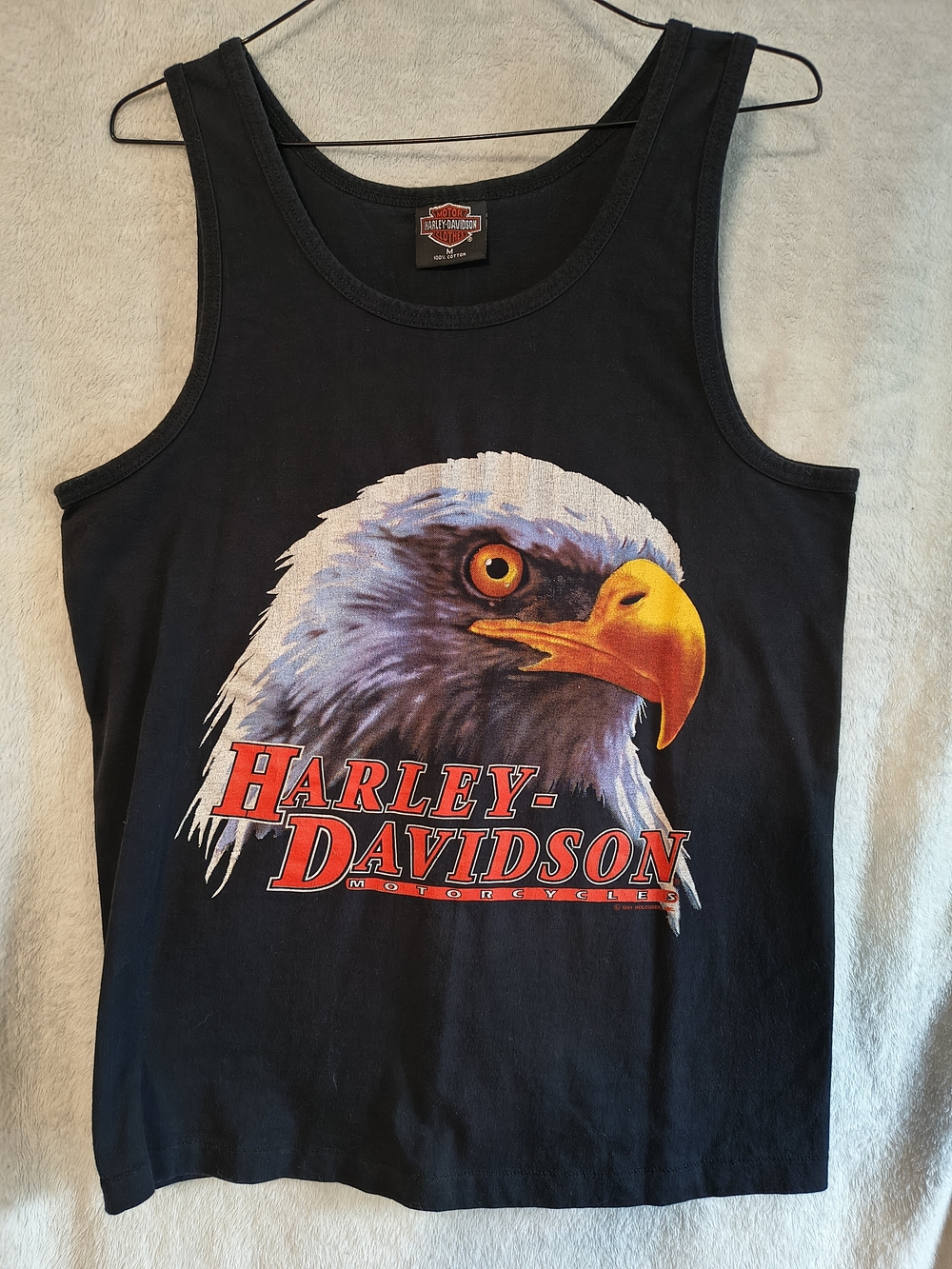 Harley-Davidson Black Eagle Graphic Tank Top Medium